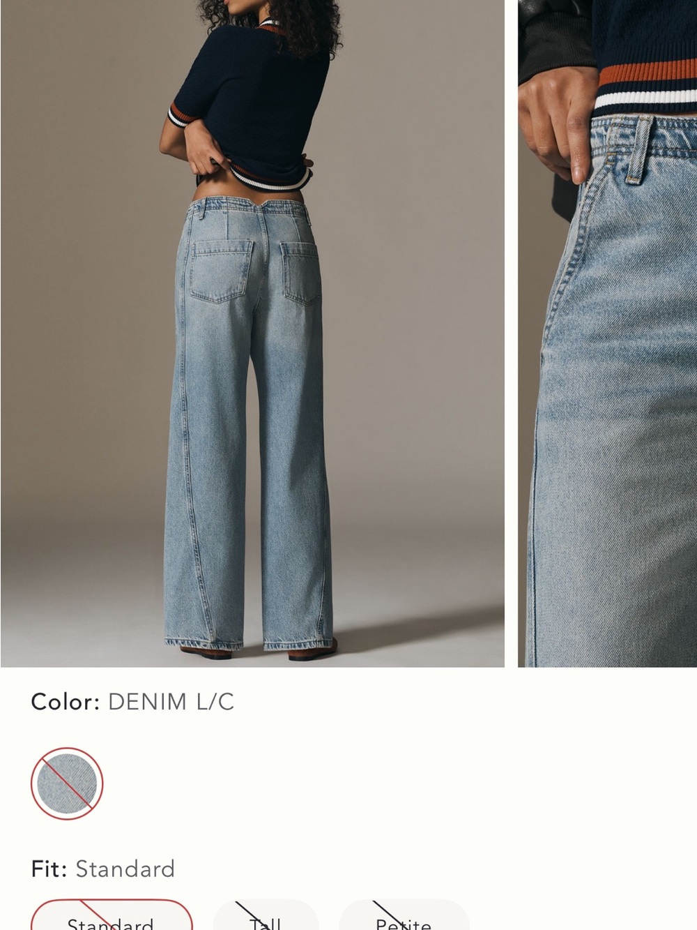 Pilcro relaxed High rise tapered jeans - Picture 3 of 7